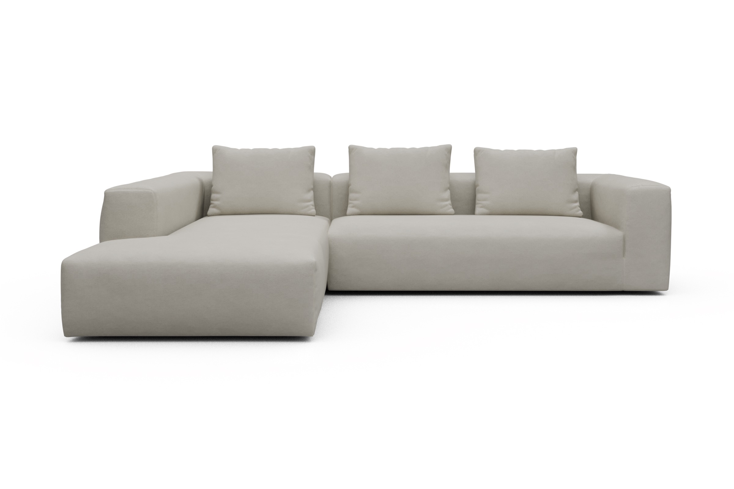 Skandi Home Ecksofa Fred Relax-Ecke links mit 2,5-Sitzer Denari-Clean-Beige moebelfaktor