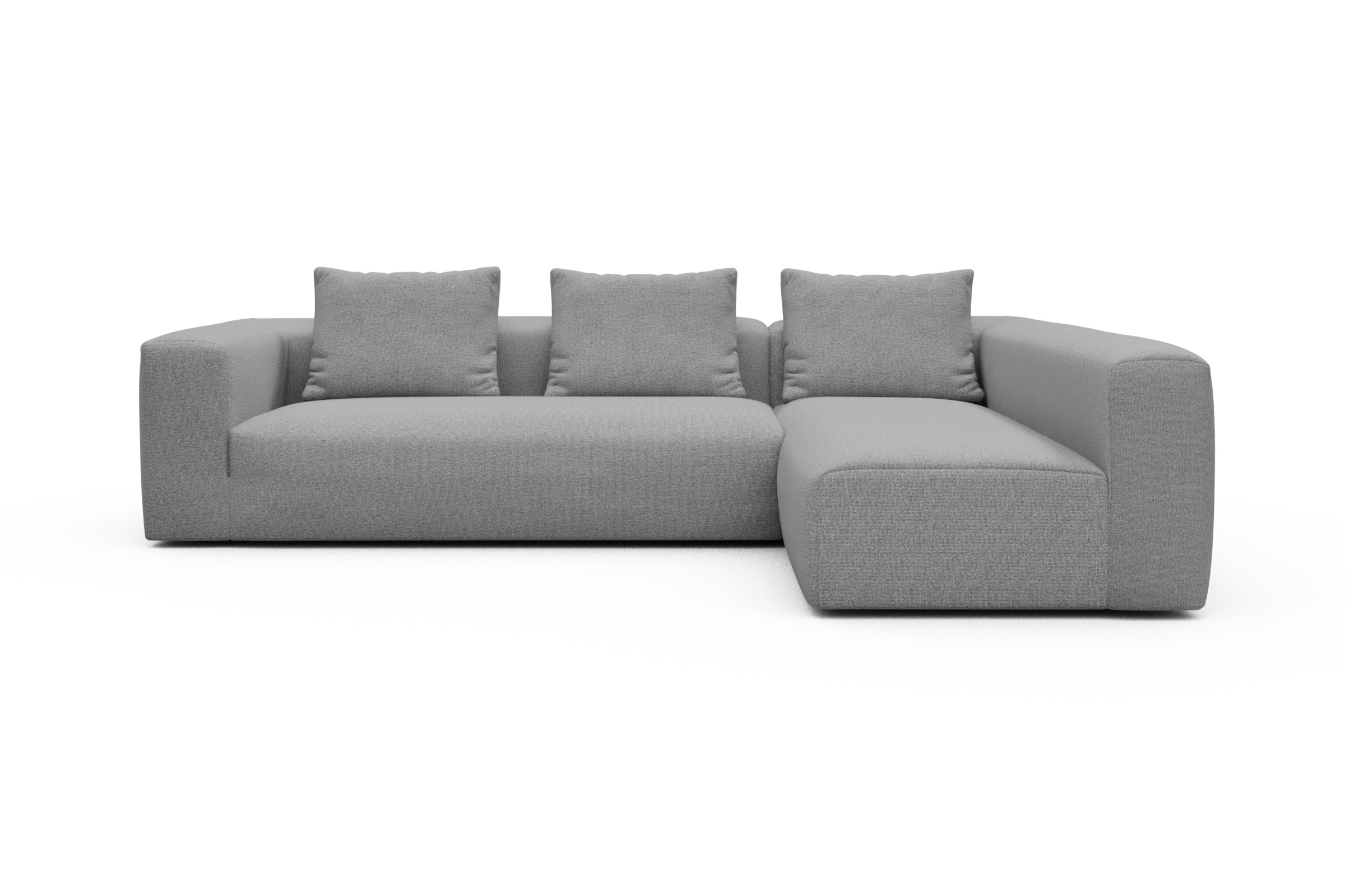 Skandi Home Ecksofa Fred 2x 2,5-Sitzer rechts offen Sama-Grey moebelfaktor