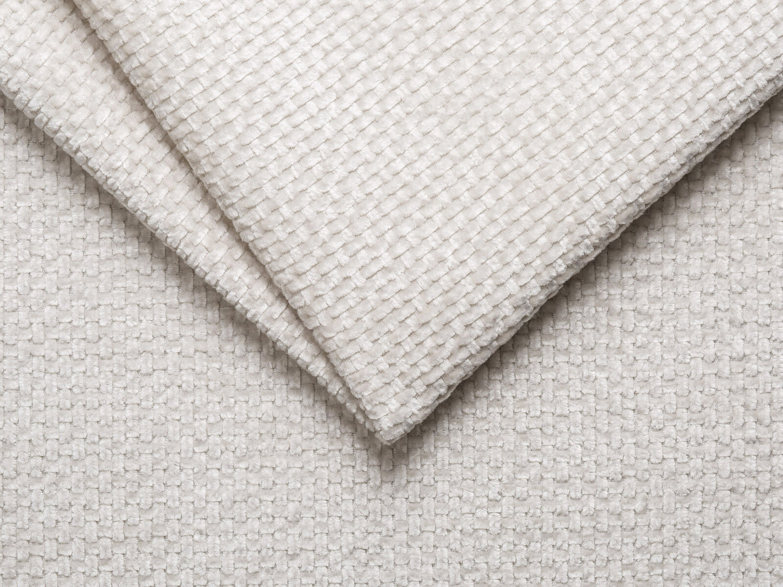Micadoni Modulares Panorama Ecksofa Lupine 6-Sitzer Rechts Chenille Eden Helles Beige