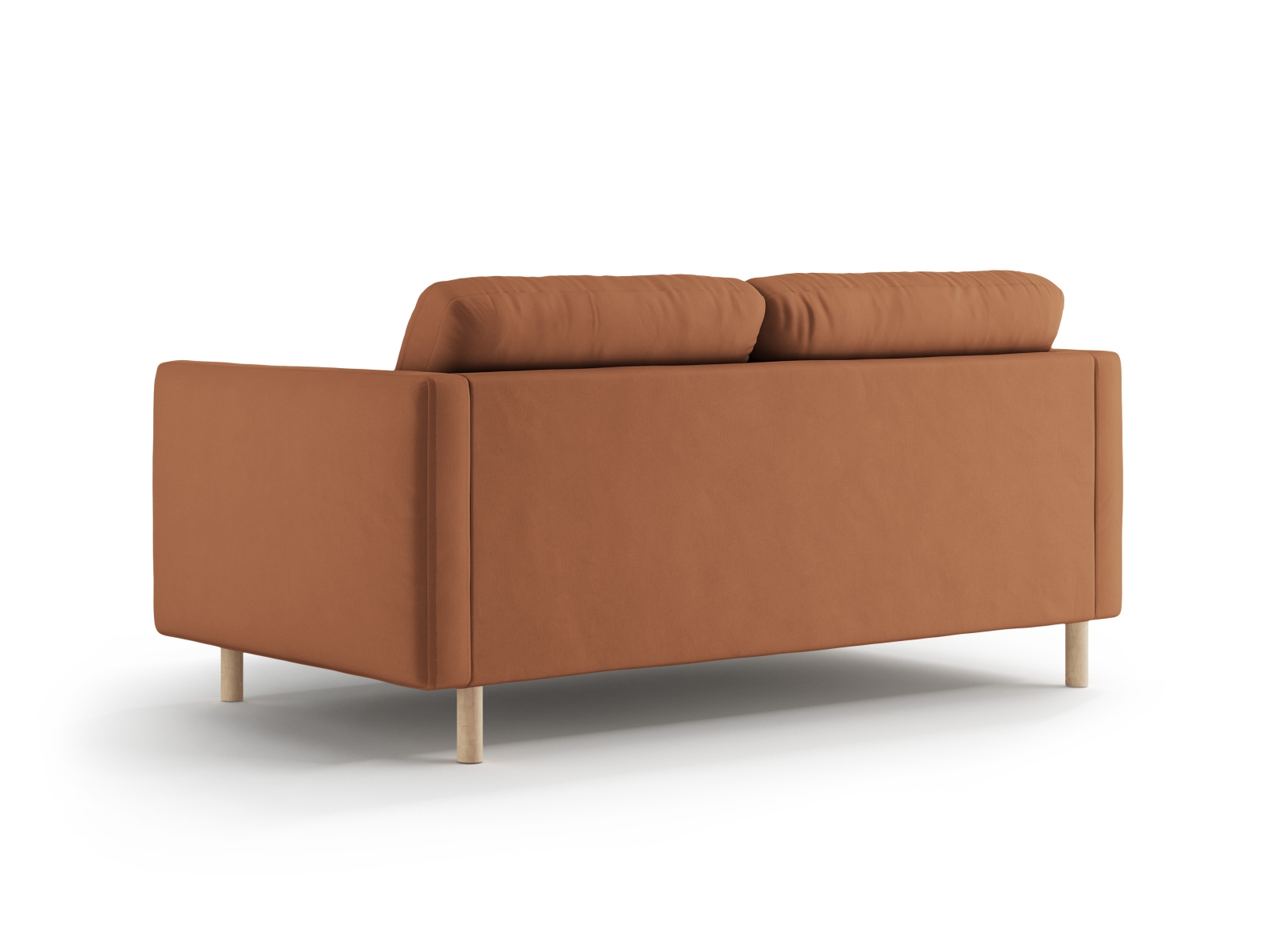 Micadoni Sofa Eden 2-Sitzer Samt Honig