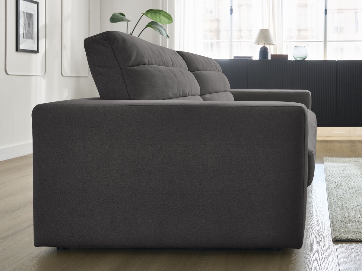 Bobochic Sierra Sofa 3-Sitzer Samt Schwarz