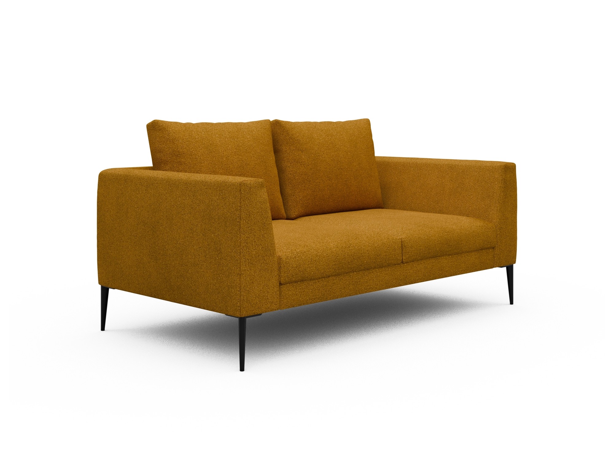 Skandi Home Sofa Paul 2-Sitzer Boucle-Ochre moebelfaktor