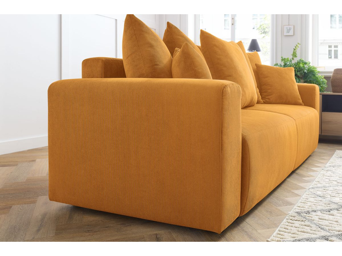 Bobochic Envy Sofa 3-Sitzer Cordsamt Gelb