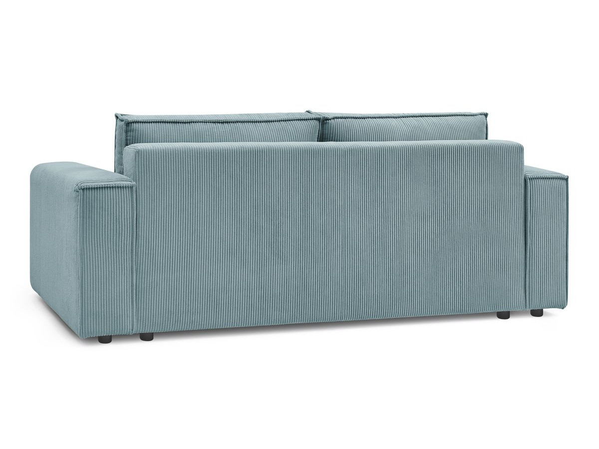 Bobochic Nihad Sofa 3-Sitzer Cordsamt Hellblau