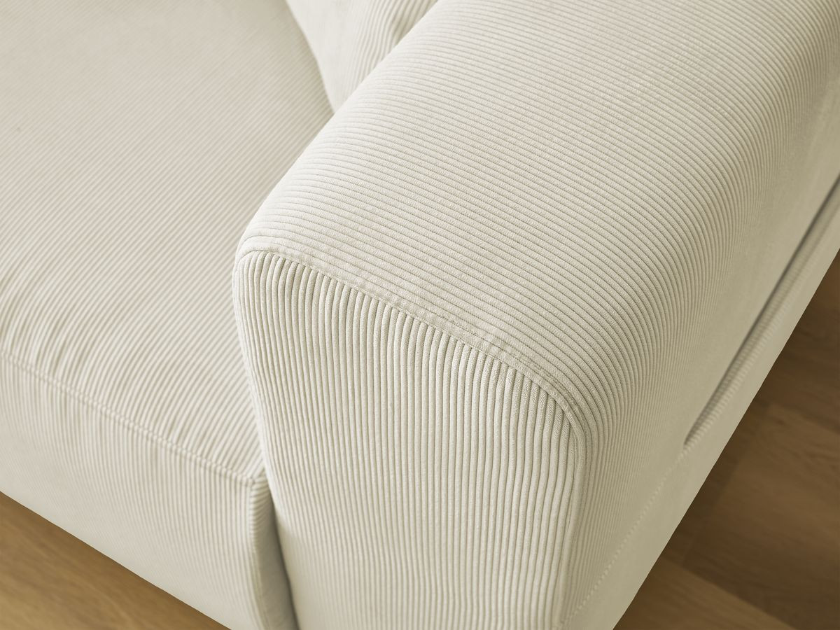 Bobochic Sidonie Sofa 3-Sitzer Cordsamt Beige