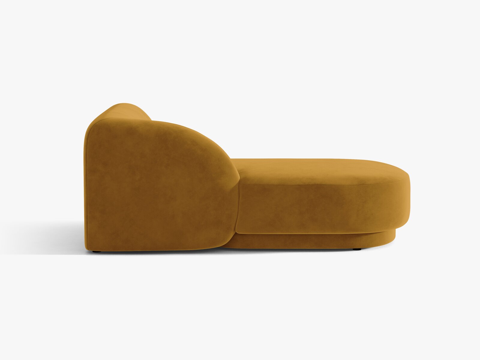 Micadoni Modul Miley 2-Sitzer Links Samt Bluvel Gelb
