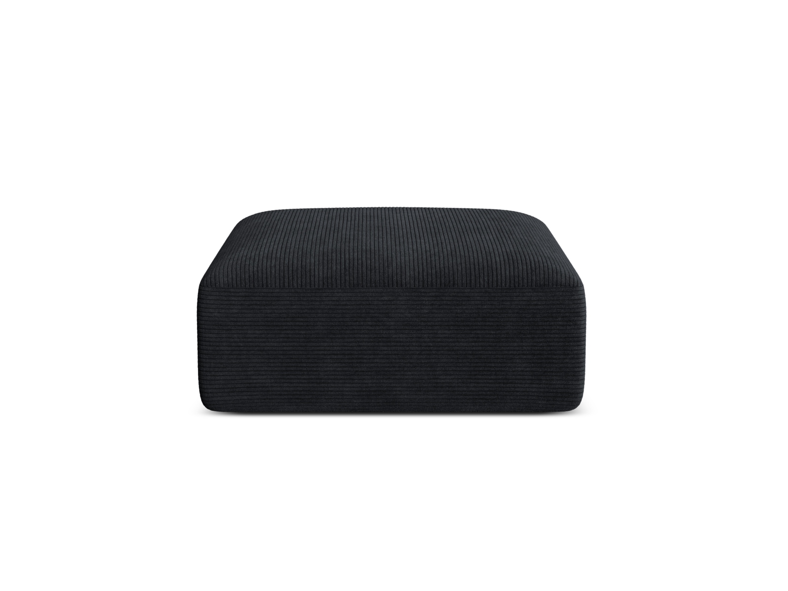 Cosmopolitan Design Pouf Campi Kord Lincoln D Schwarz