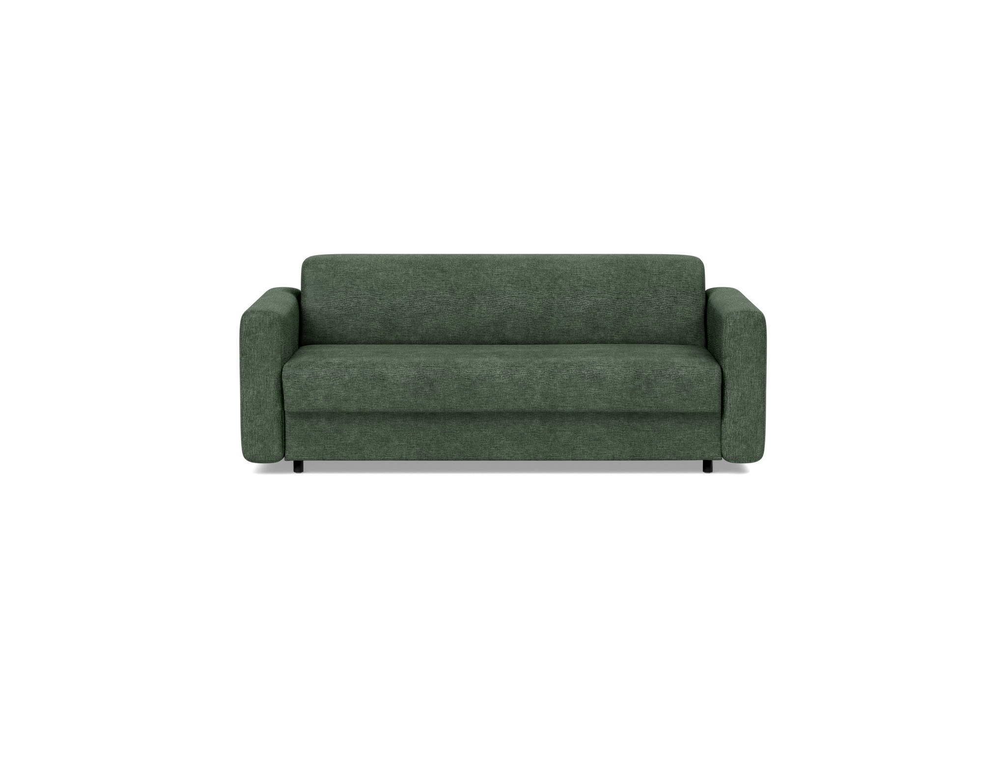 Schlafsofa Killian mit Memory-Matratze 140 Flachgewebe Avella 281-Pine-Green