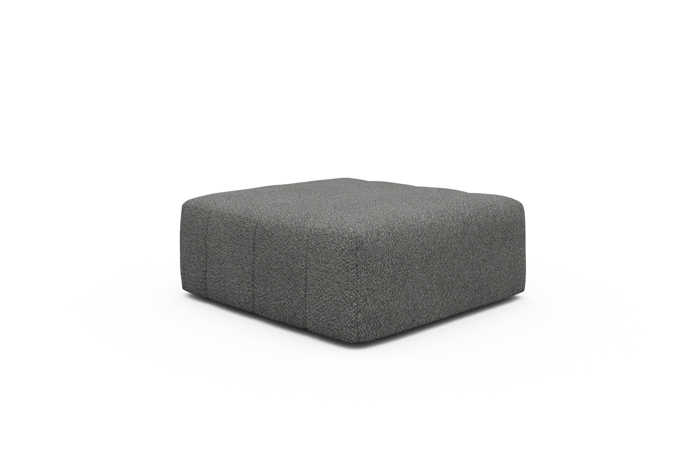 Sitzhocker Hugo Ottomane Vanora-Warm-Grey