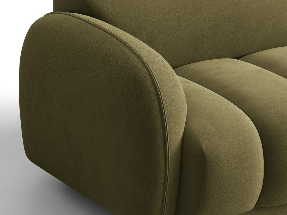 Cosmopolitan Design Sofa Bilbao 4-Sitzer Samt Casino Hellgrün