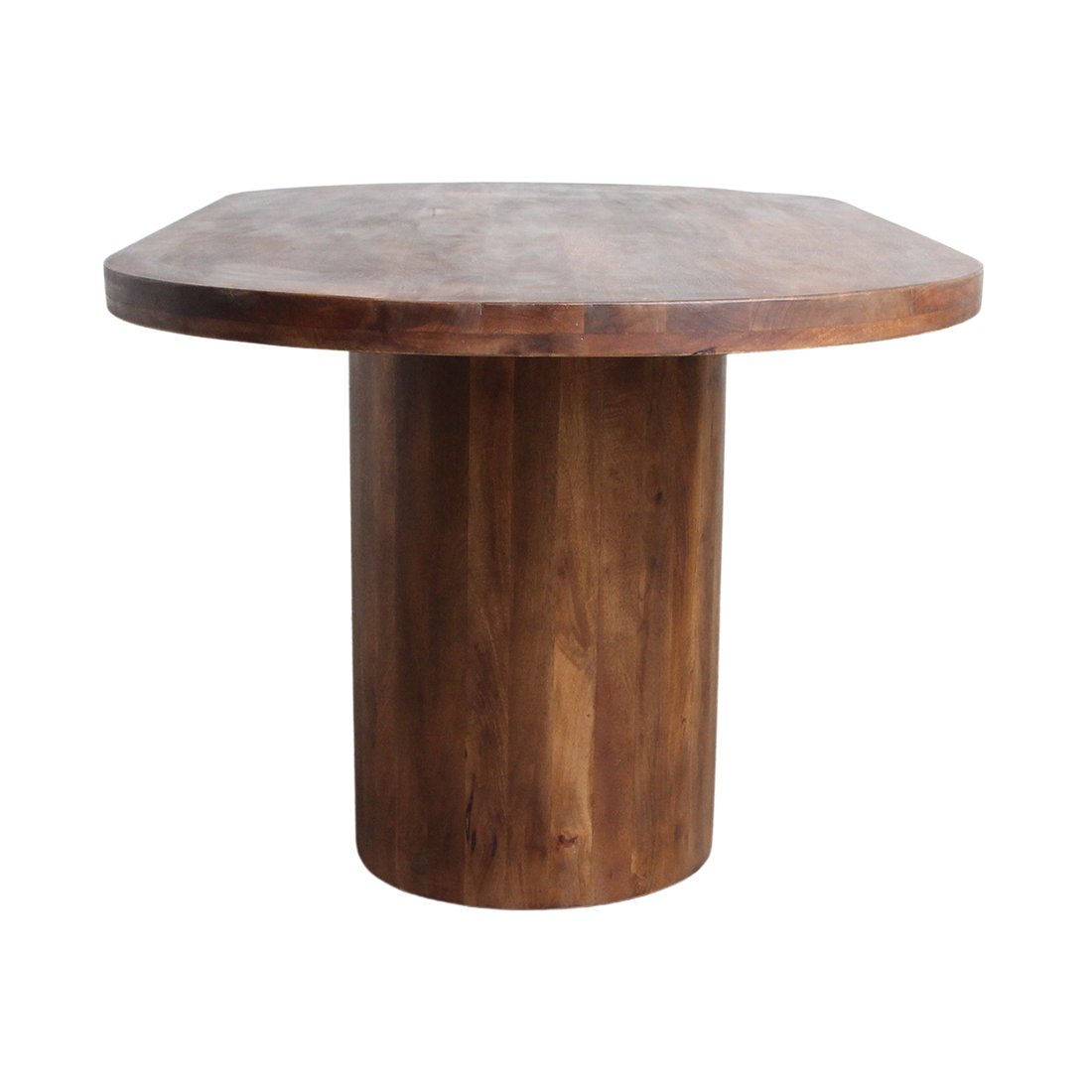 Raw Materials Bullnose Oblong Esstisch aus Mangoholz oval 180cm