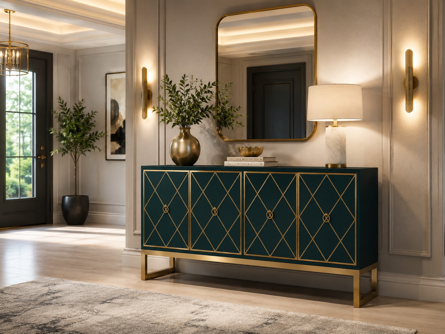 Livin Hill Sideboard Stilig Flaschengrün