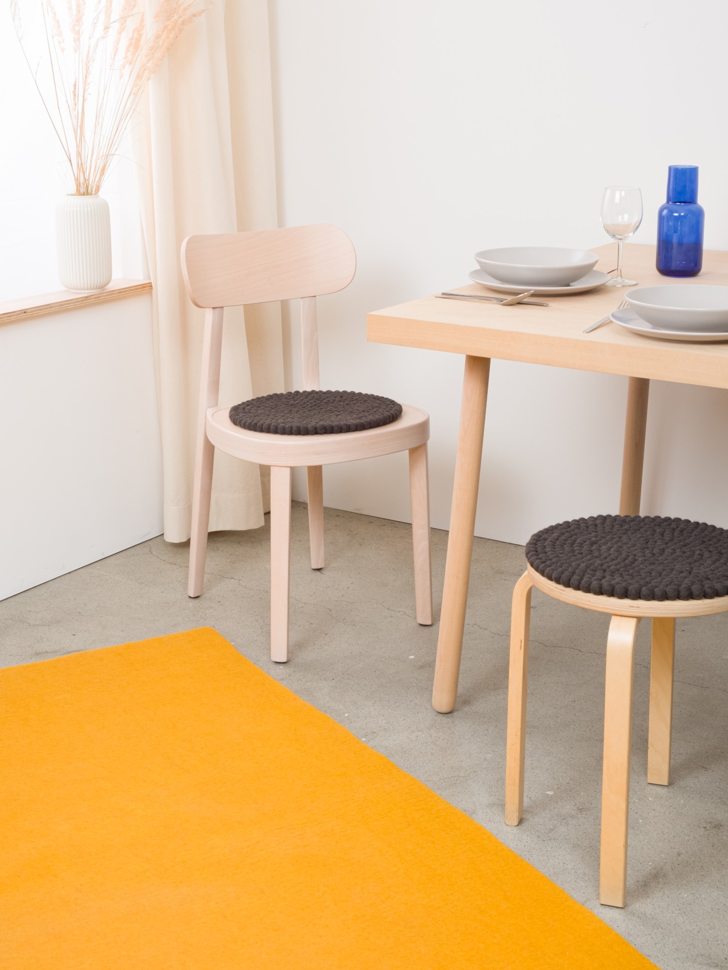 myfelt Kuno - Filzkugel Sitzauflage rund