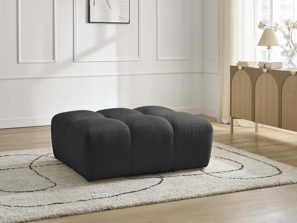Bobochic Anakin Pouf Strukturstoff Schwarz