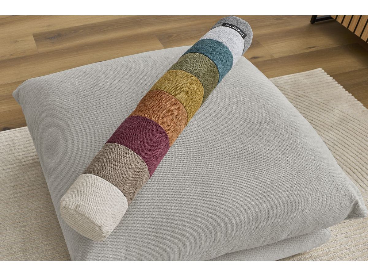 Bobochic Ernest Pouf Stoff Hellgrau