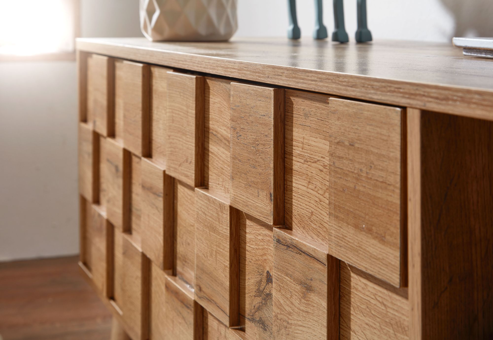 TV-Board Anholt Braun 160 × 40 × 51 cm