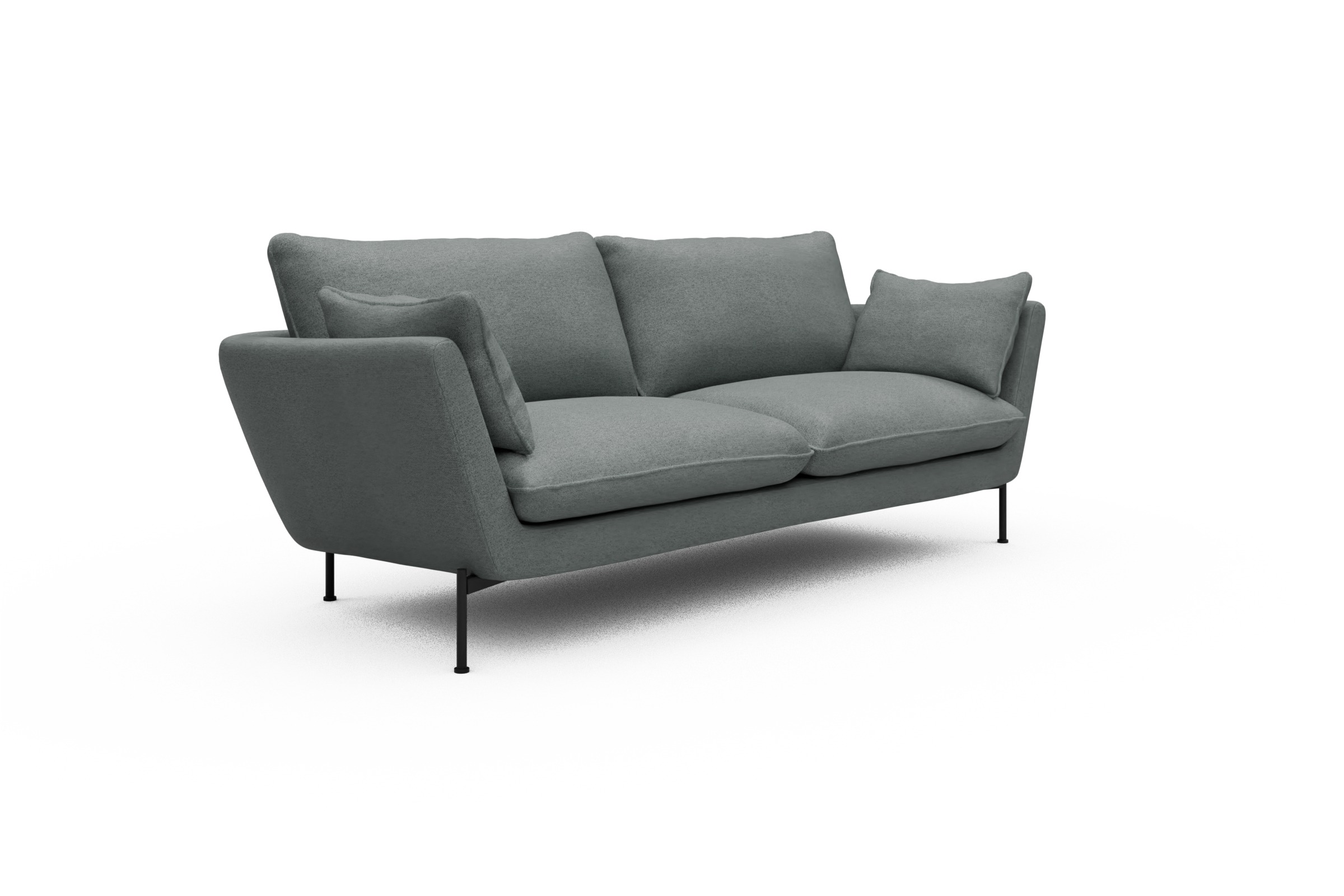 Sofa Anton 3-Sitzer Denari-Soft-Grey