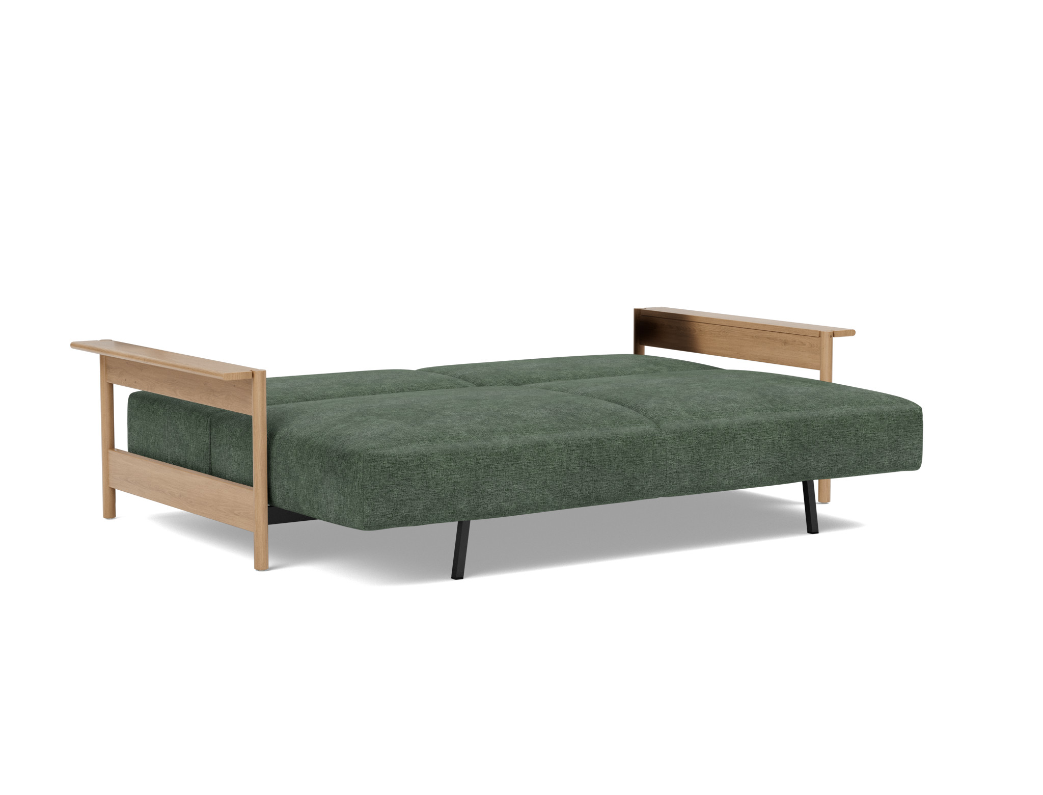Schlafsofa Malloy Wood Flachgewebe Avella 281-Pine-Green
