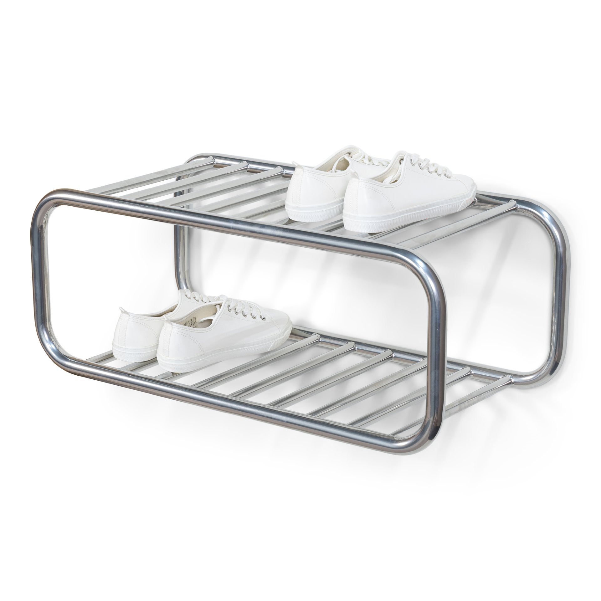 Spinder Design Schuhregal Retro SR Groovy Chrome