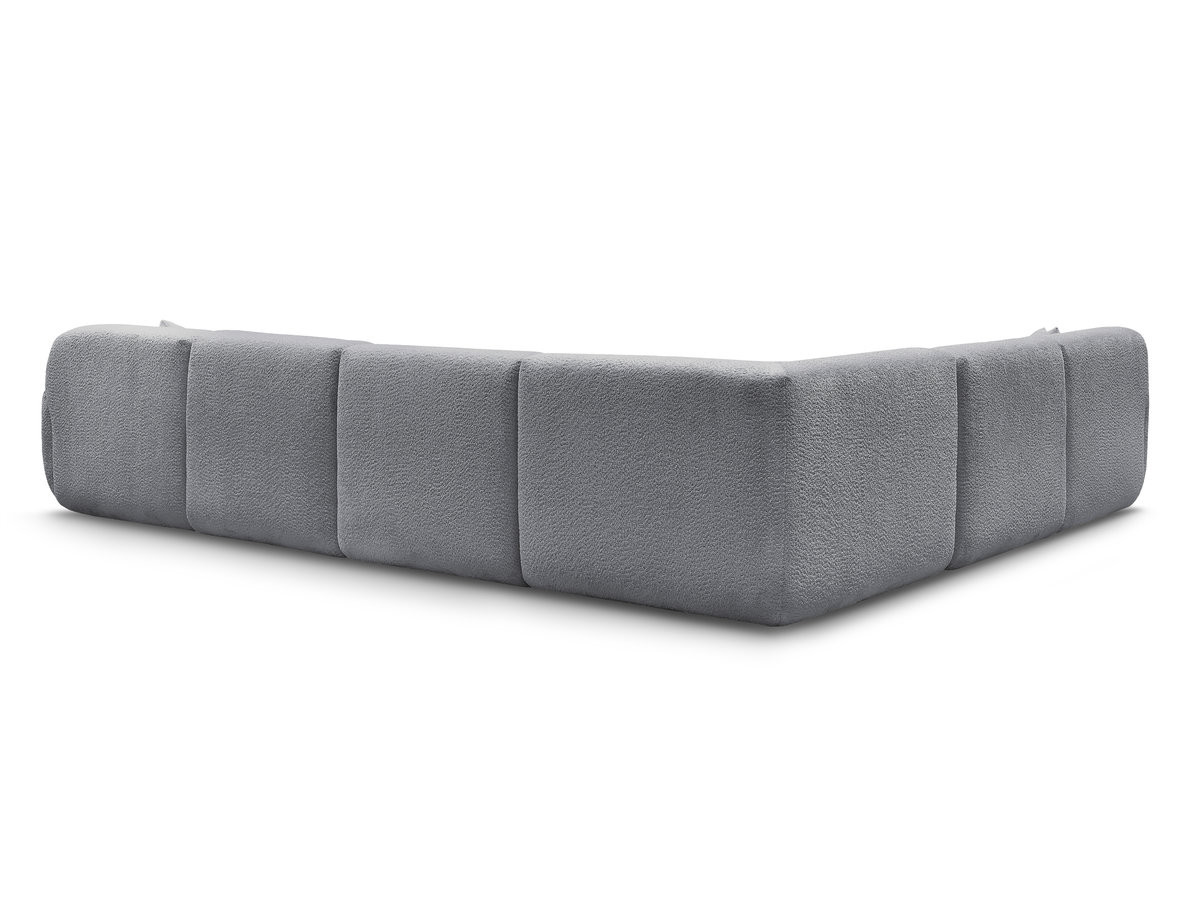 Bobochic Anda Wohnlandschaft Chenille Grau Ecke links