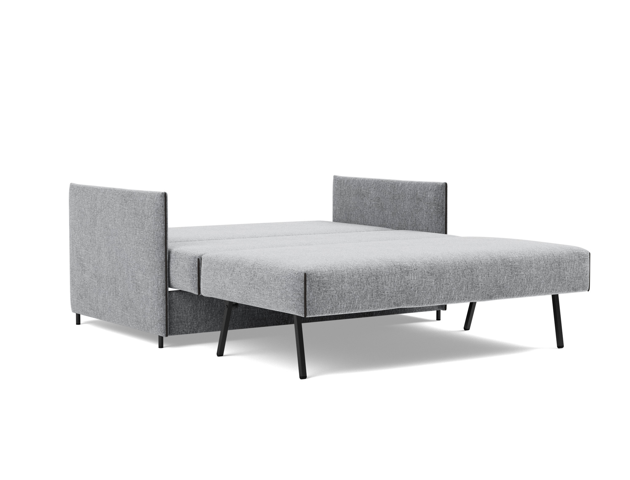 Schlafsofa Luoma Strukturierter Stoff Twist 565-Granite