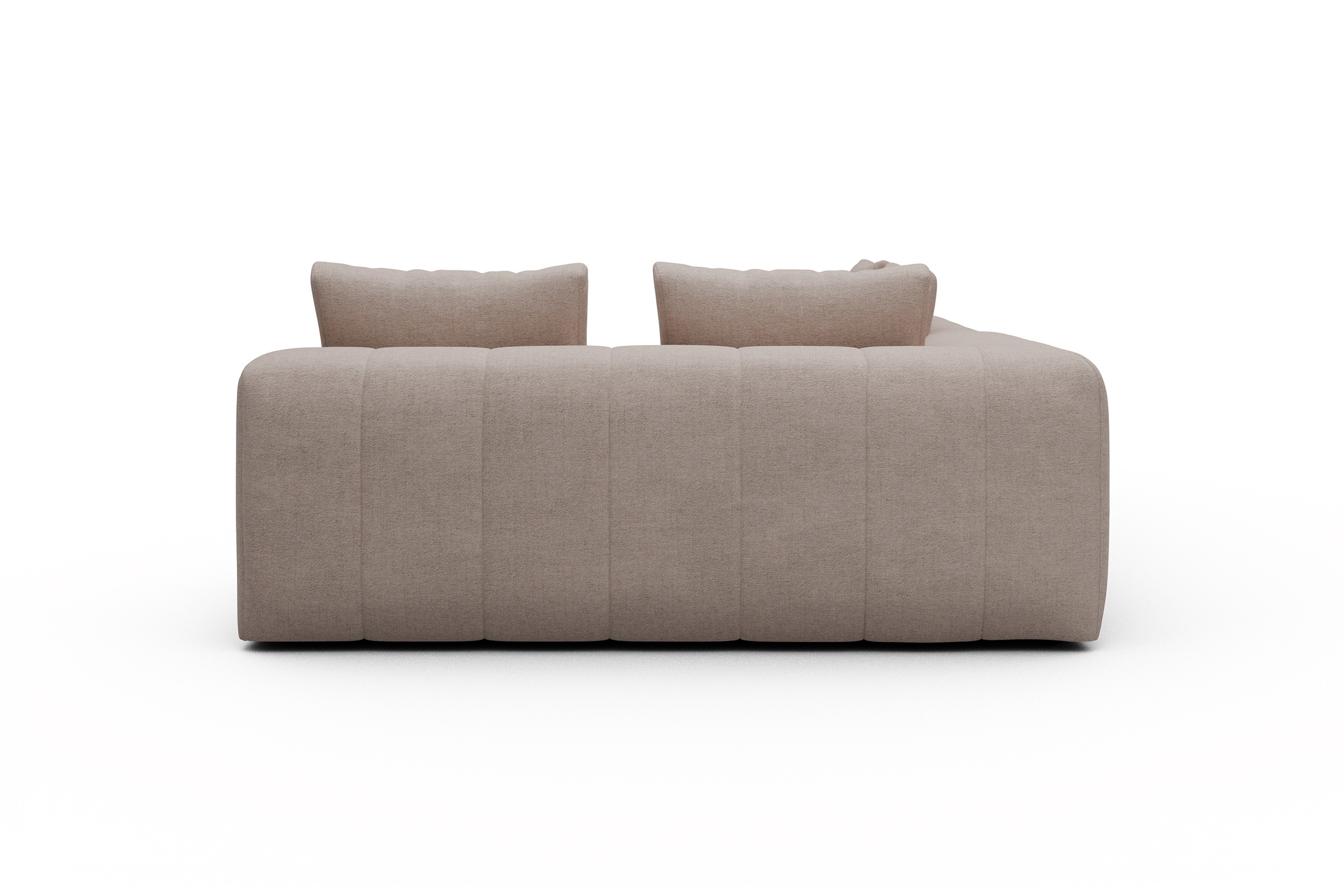 Ecksofa Hugo 2x 2,5-Sitzer Armlehne links Weda-Sand