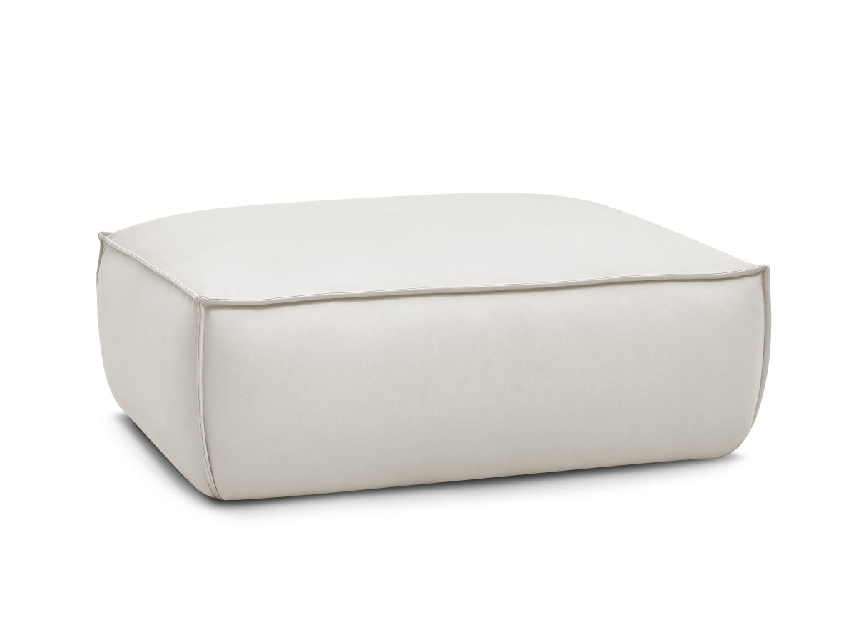 Bobochic Boheme Pouf Kunstleder Beige