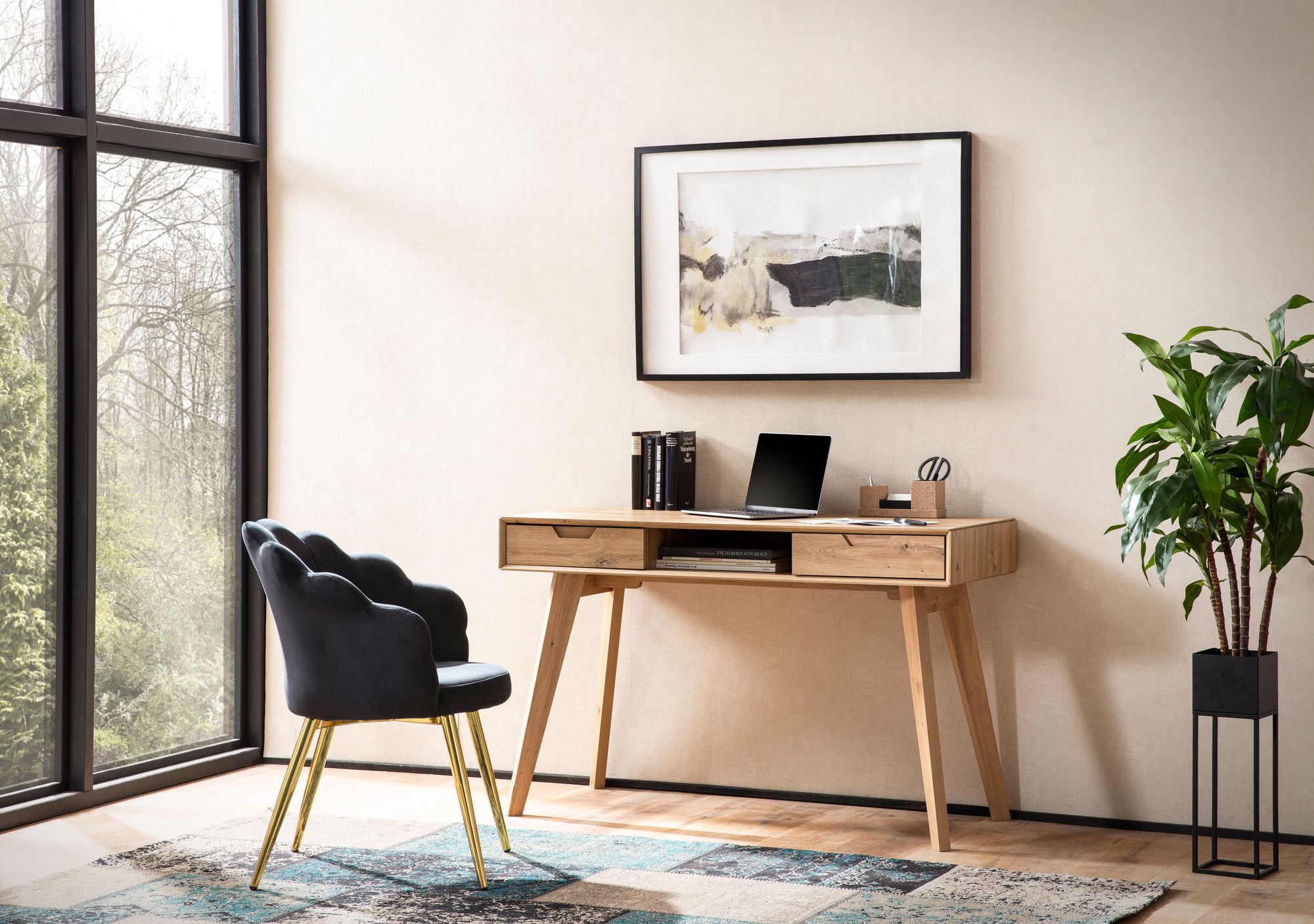 Schreibtisch Ellingsoy Braun 120 × 55 × 77 cm