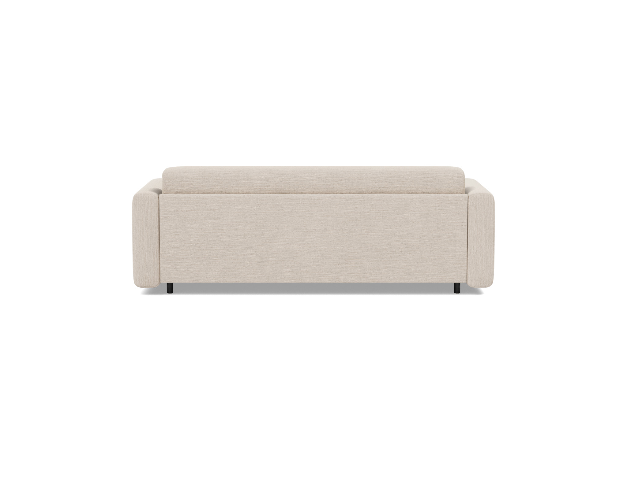 Schlafsofa Killian mit Taschenfederkernmatratze 160 Webstoff Blida 612-Sand-Grey