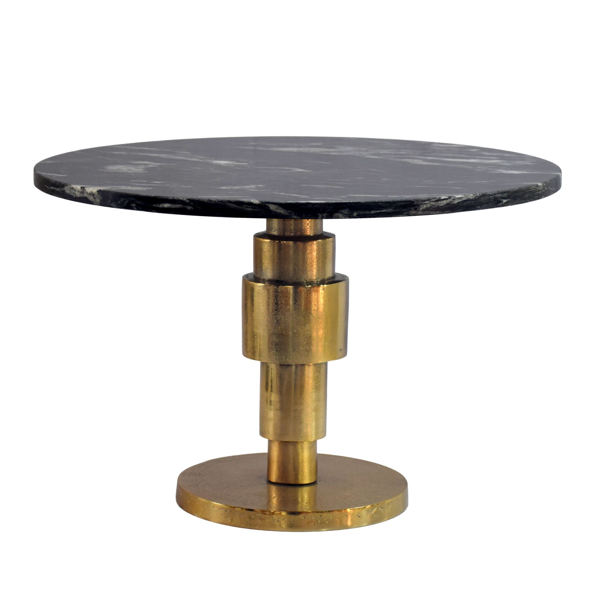 Couchtisch Sandane Marmor Schwarz Höhe 39 cm