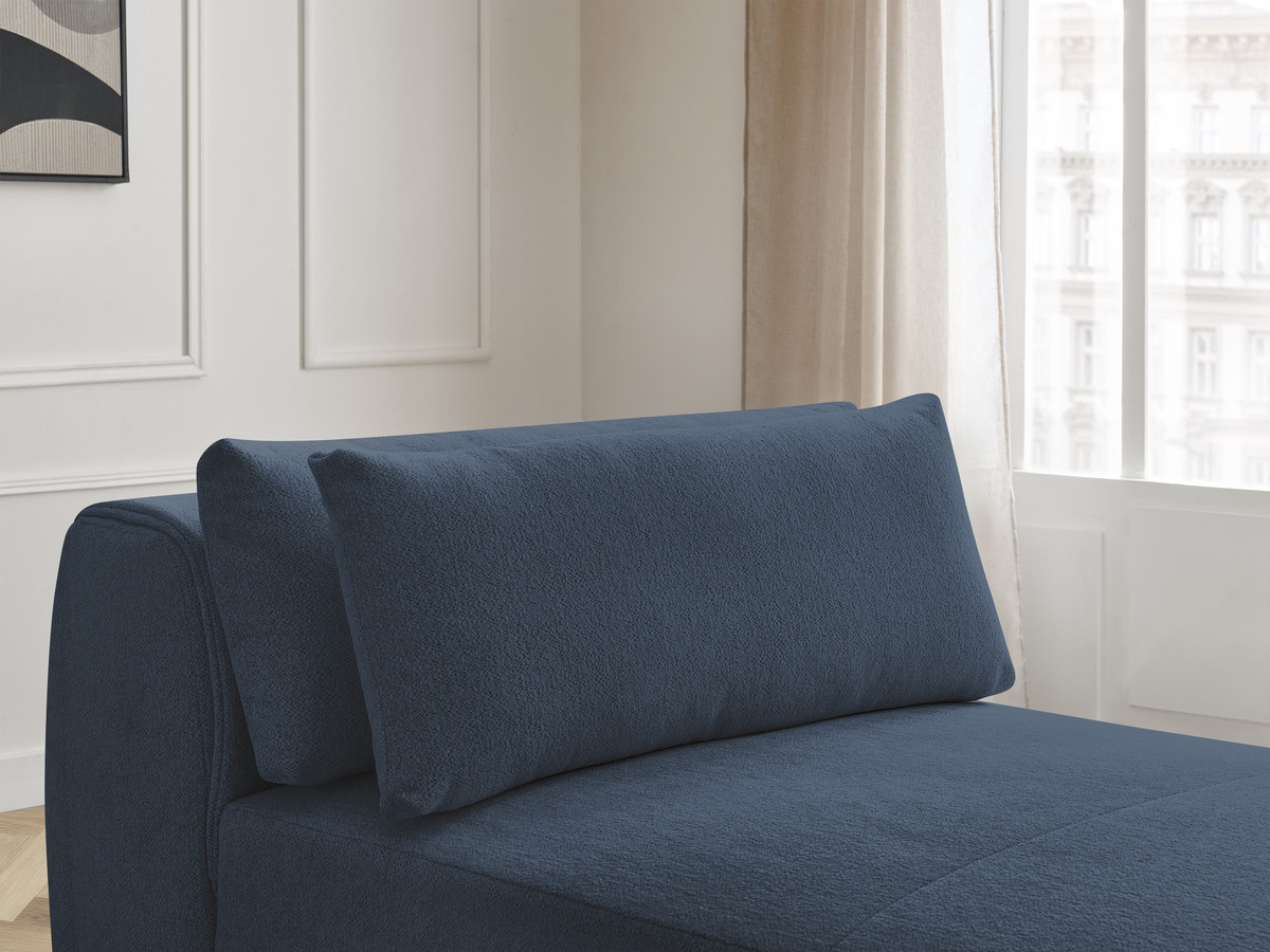 Bobochic Jana Méridienne-Modul Melange-Stoff Blau