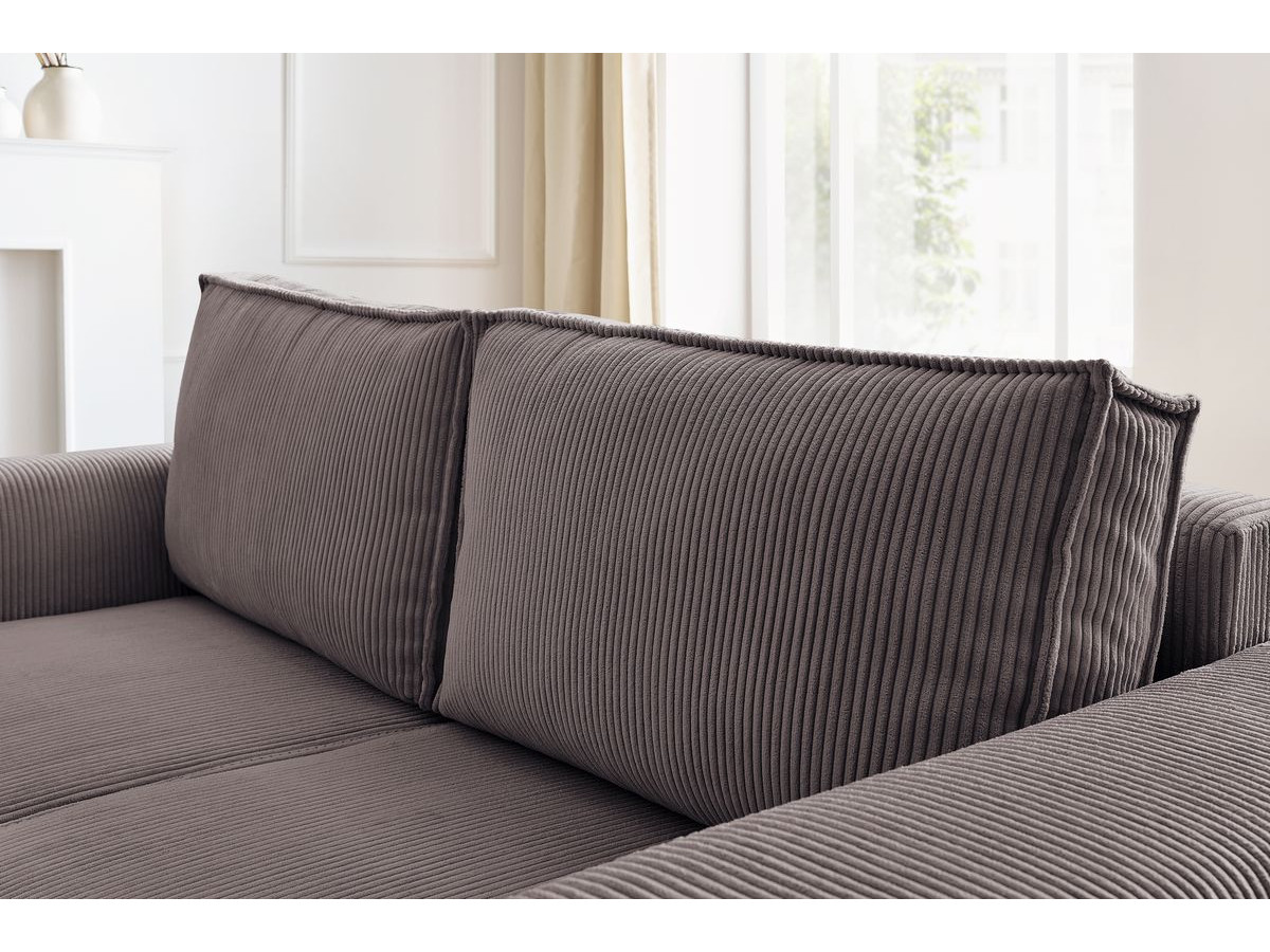 Bobochic Nihad Sofa 2-Sitzer Cordsamt Taupe