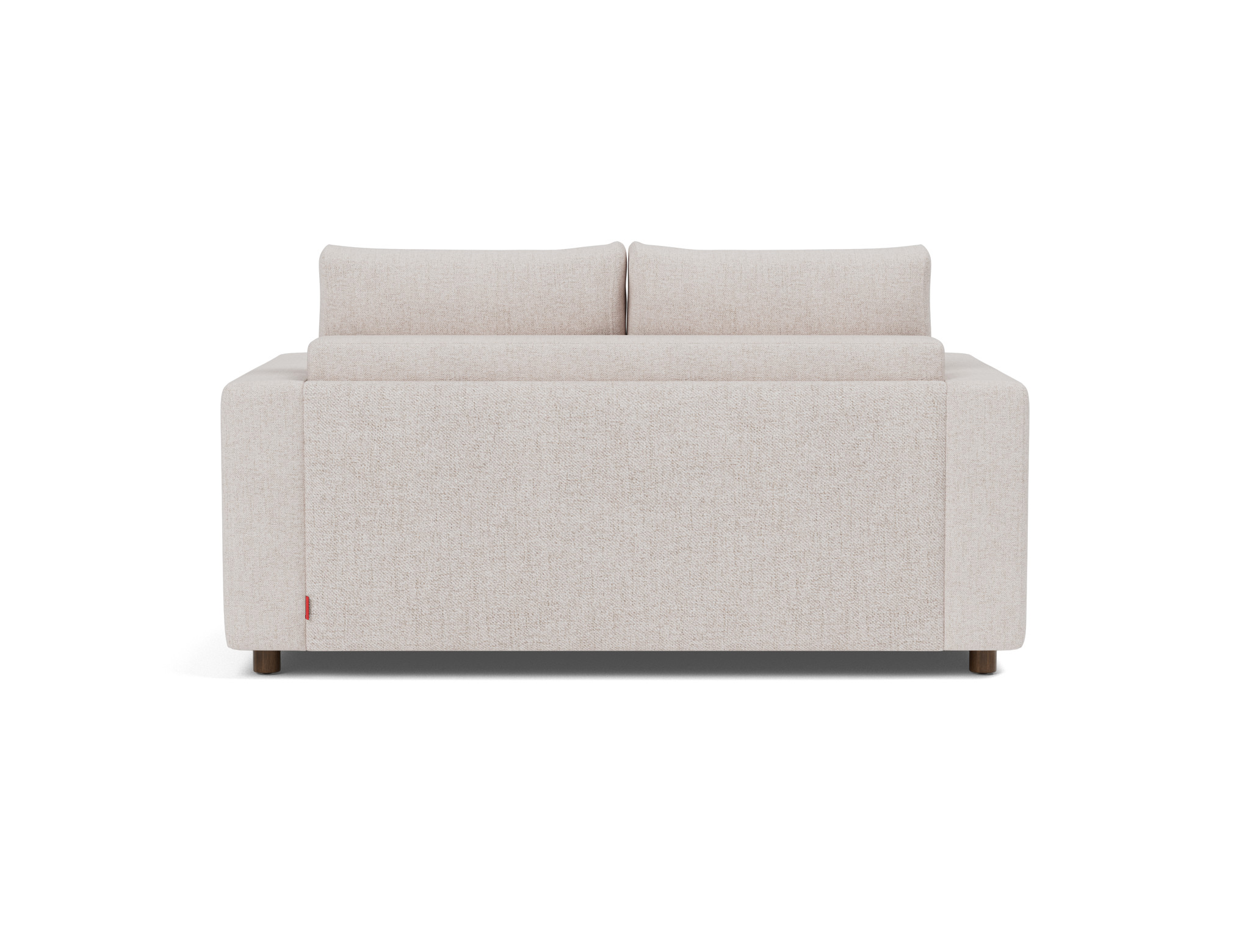 Schlafsofa Neah mit Standard-Armlehnen 140 Strukturierter Stoff Weda 300-Weda-Sand