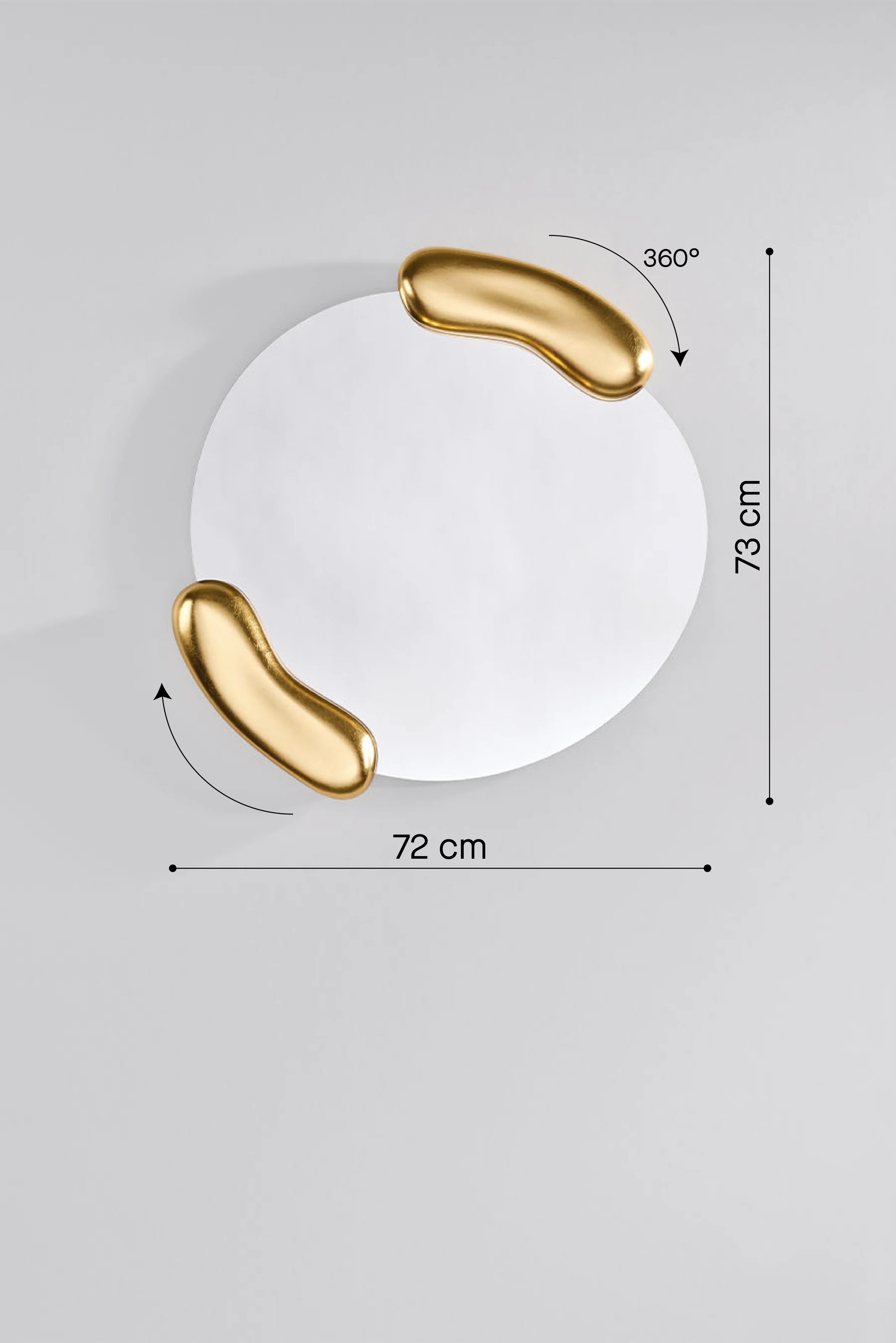 deKnudt Calco Gold Round – Maßzeichnung 8