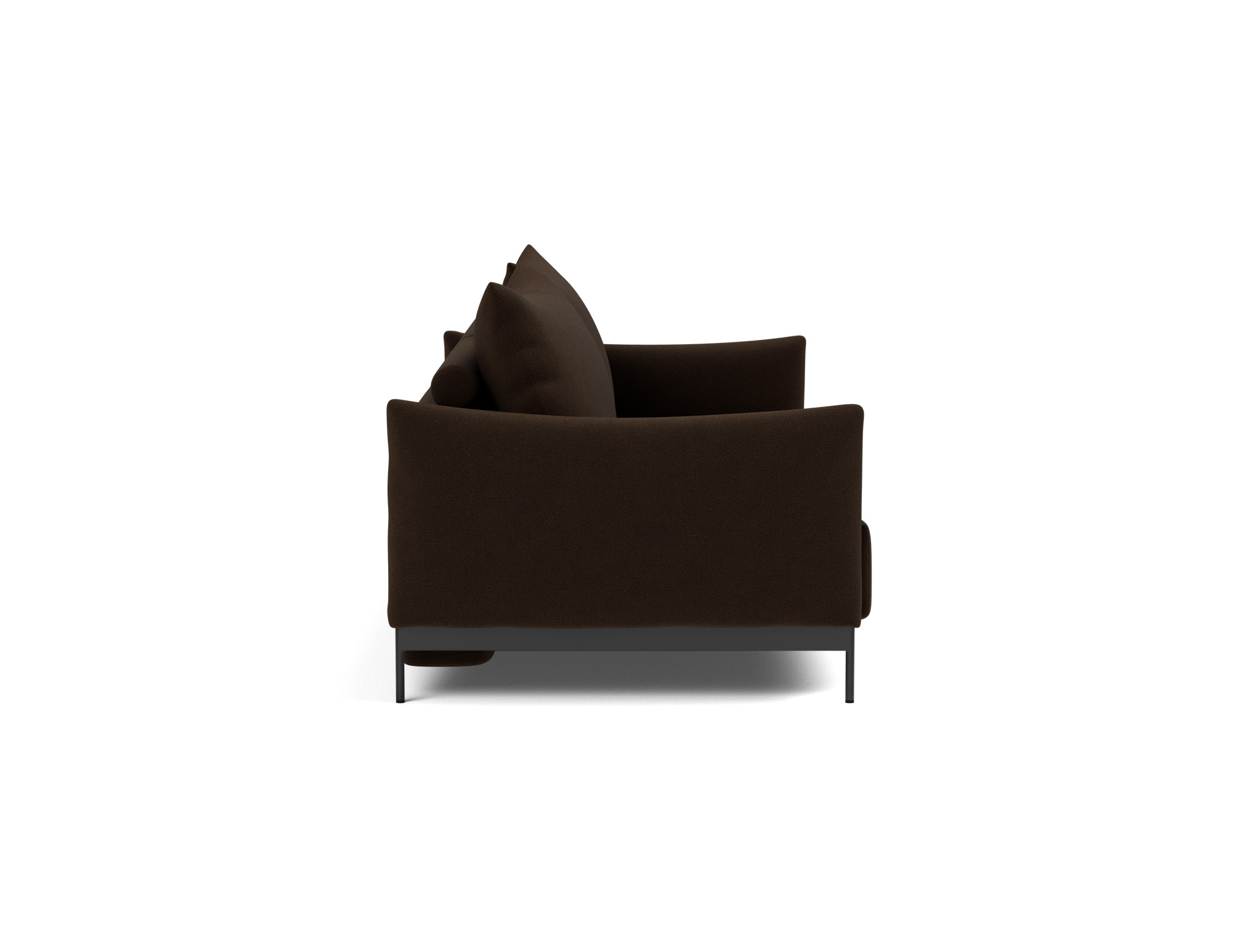 Schlafsofa Malloy Strukturierter Stoff Taura 358-Chocco