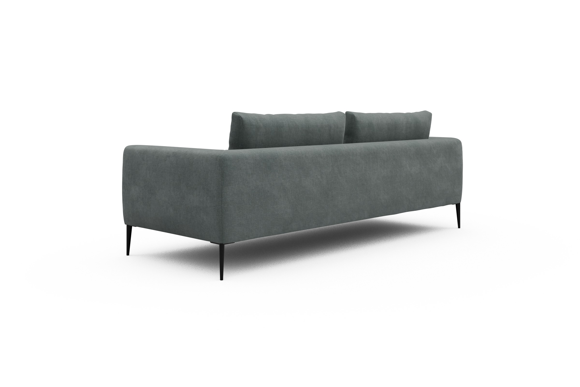 Sofa Paul 3-Sitzer Smooth-Silver-Grey