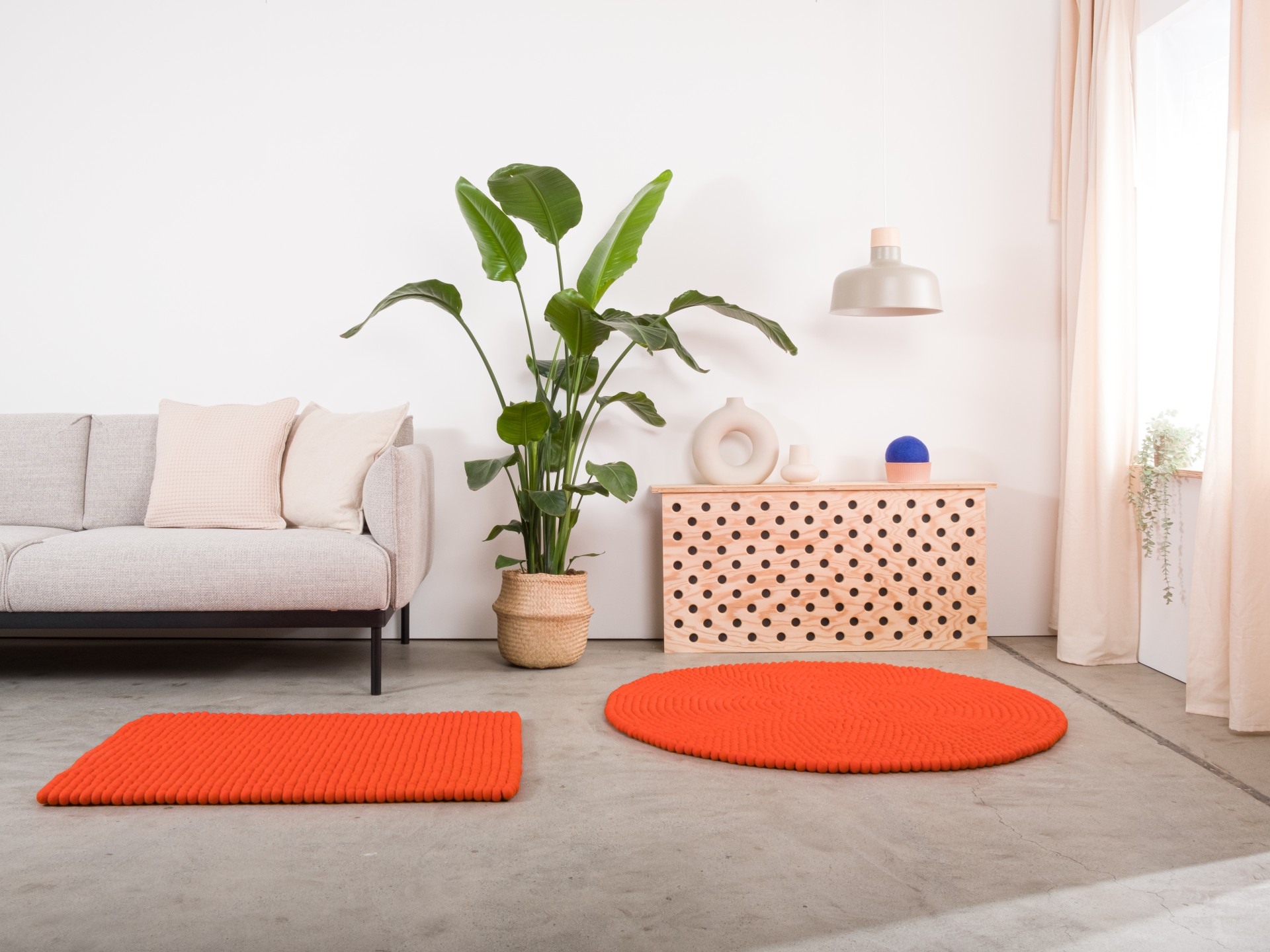 myfelt Mats Filzkugelteppich - 50 cm