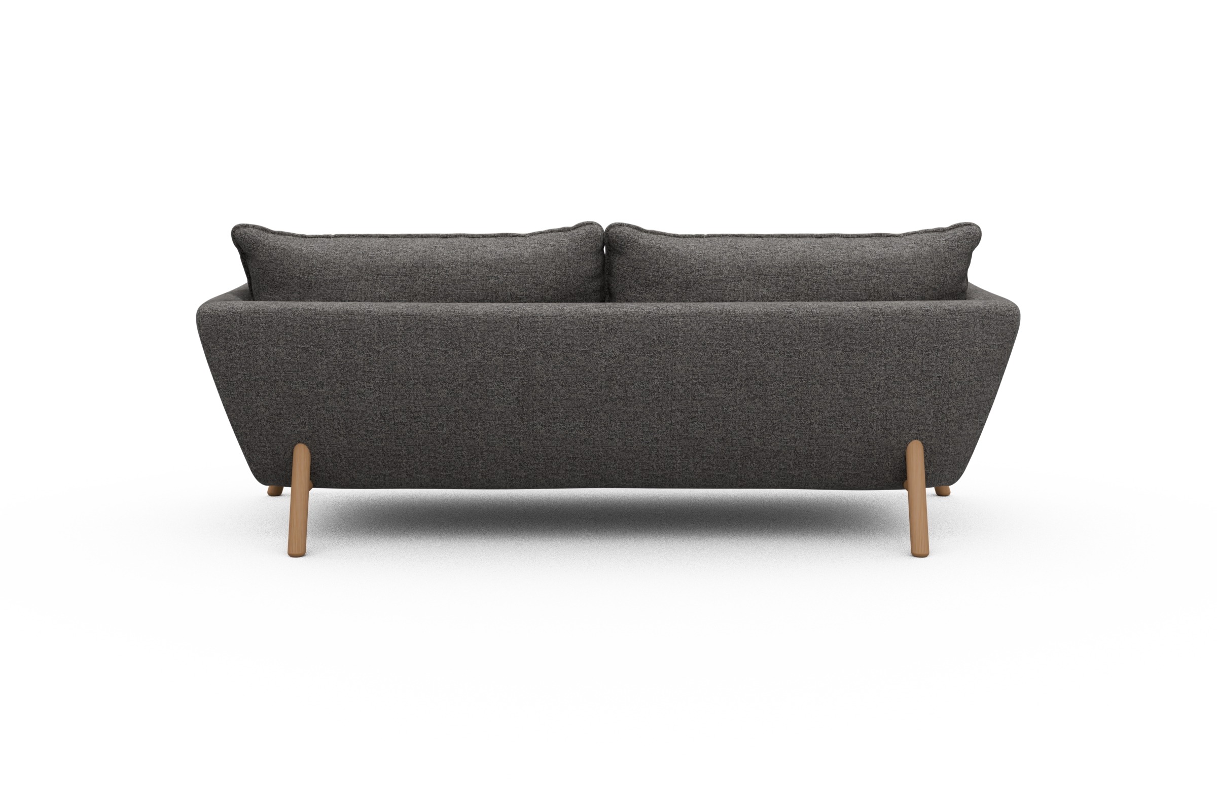 Sofa Emil PREMIUM 3-Sitzer Beinfarbe Eiche Natur Carreno-Salt-and-Pepper