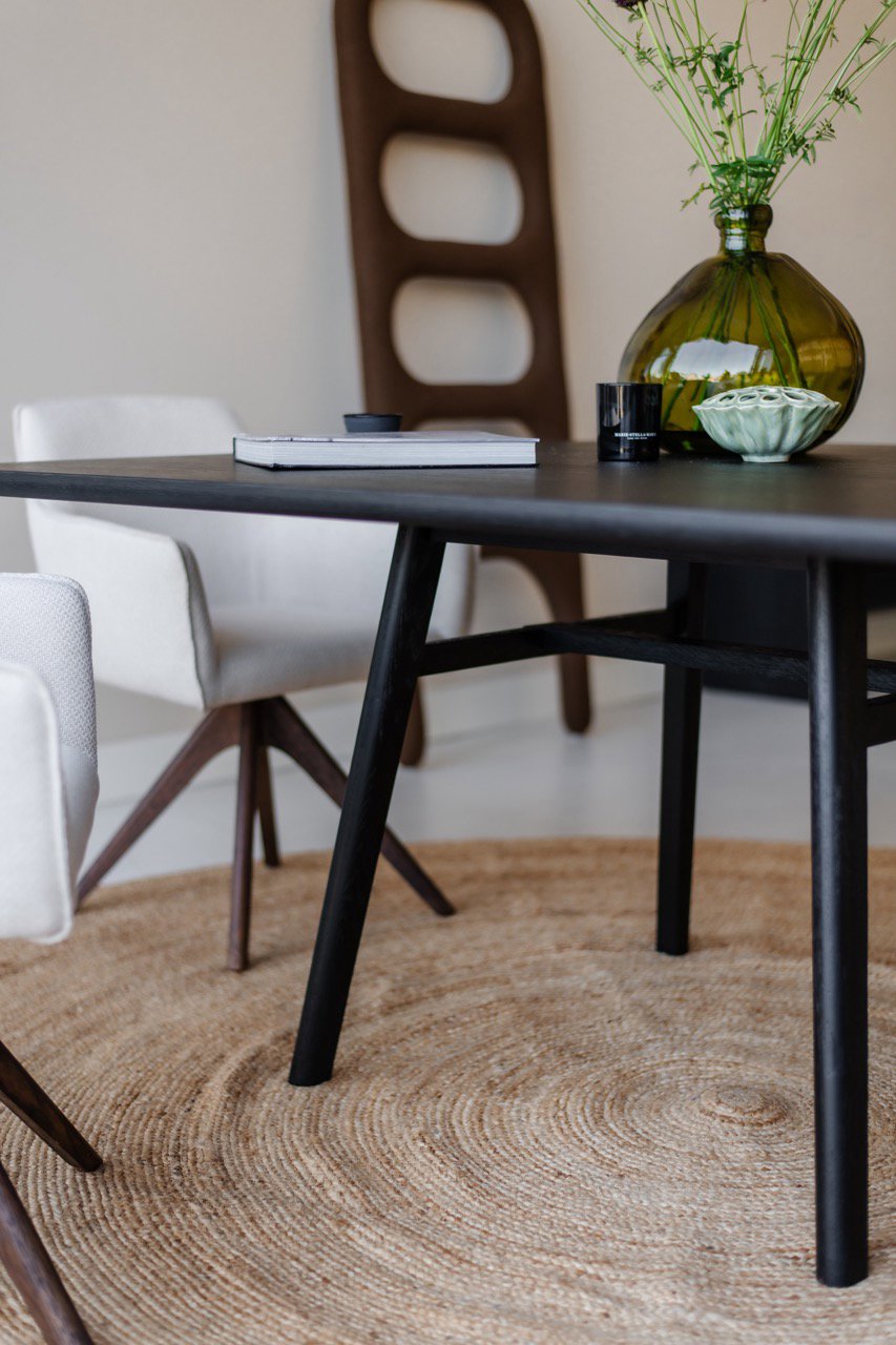 Jesper Home Esstisch Surnu Obsidian Oak 140cm