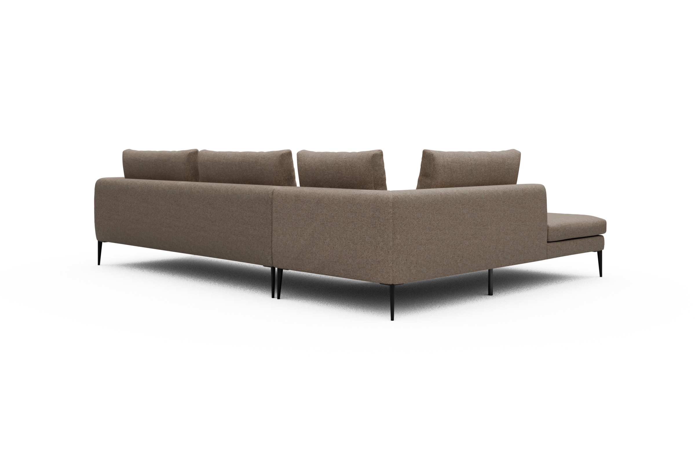 Ecksofa Paul Relax-Ecke rechts mit 3-Sitzer Sama-Antelope