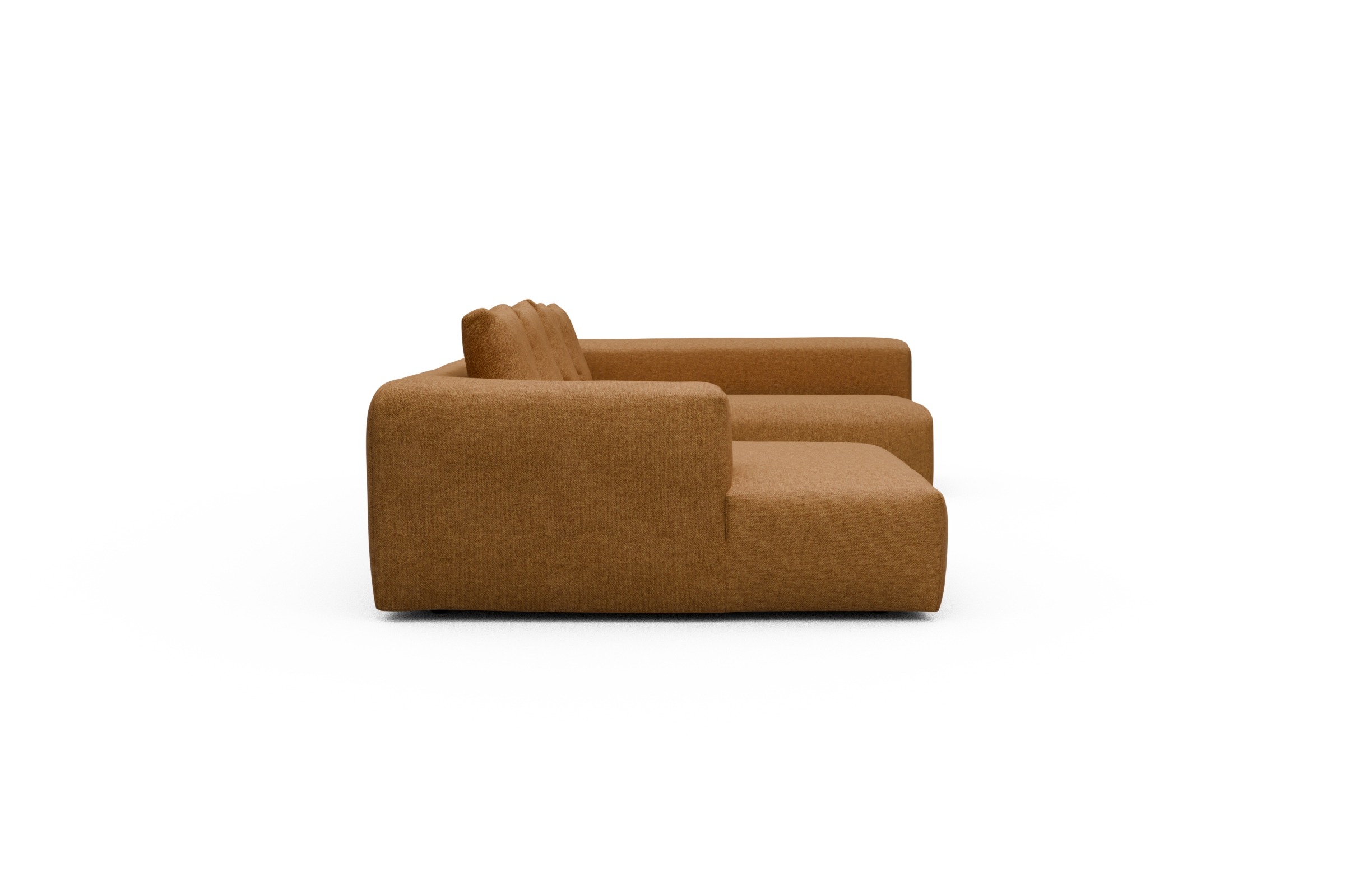 Wohnlandschaft Fred Chaiselongue links mit 2-Sitzer und lange Armlehne rechts Sama-Cur