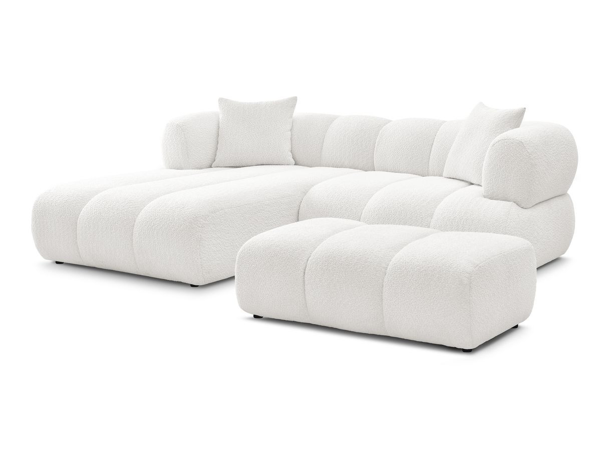 Bobochic Pamira Ecksofa mit Pouf