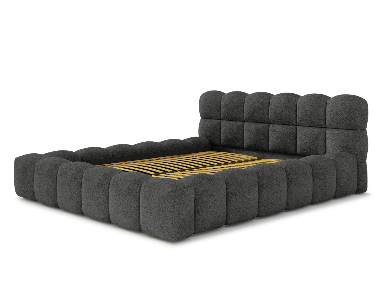 Polsterbett Vento Boucle 180x200 mit Metallrahmen Quelle 92