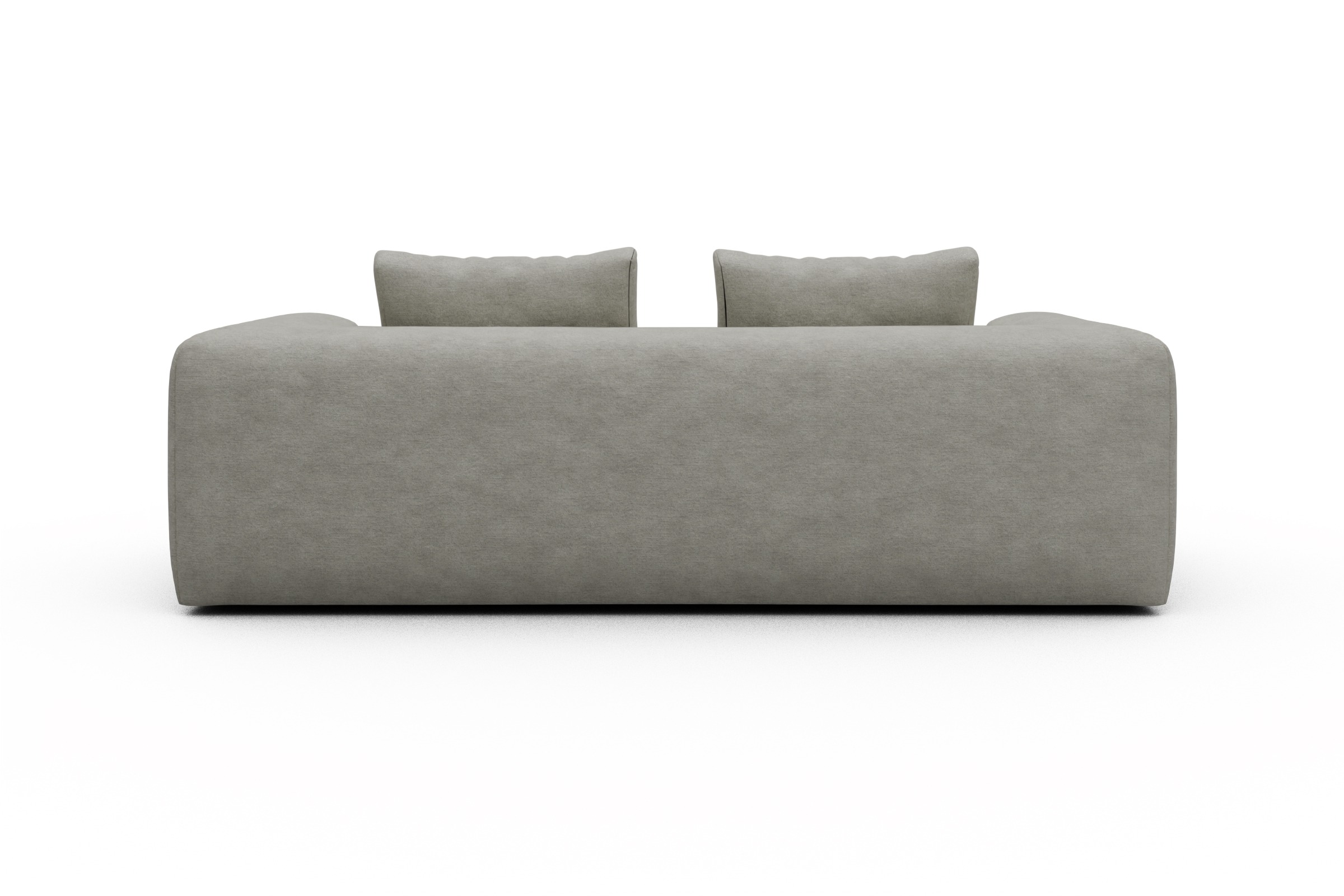 Sofa Fred 3-Sitzer Carreno-Moon-Stone-White