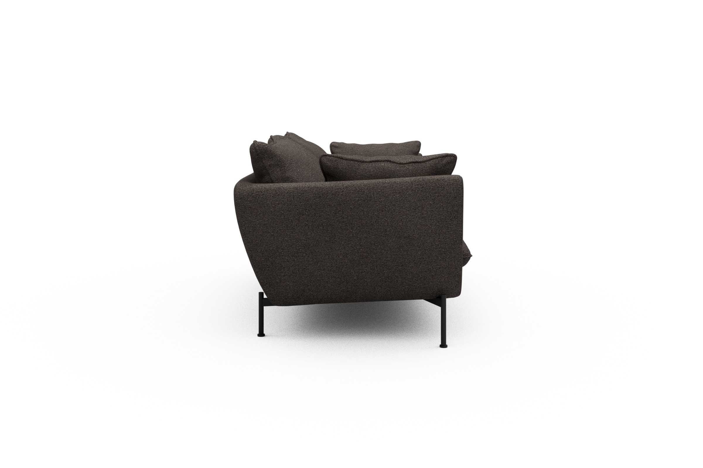 Sofa Anton PREMIUM 2-Sitzer Boucle-Taupe