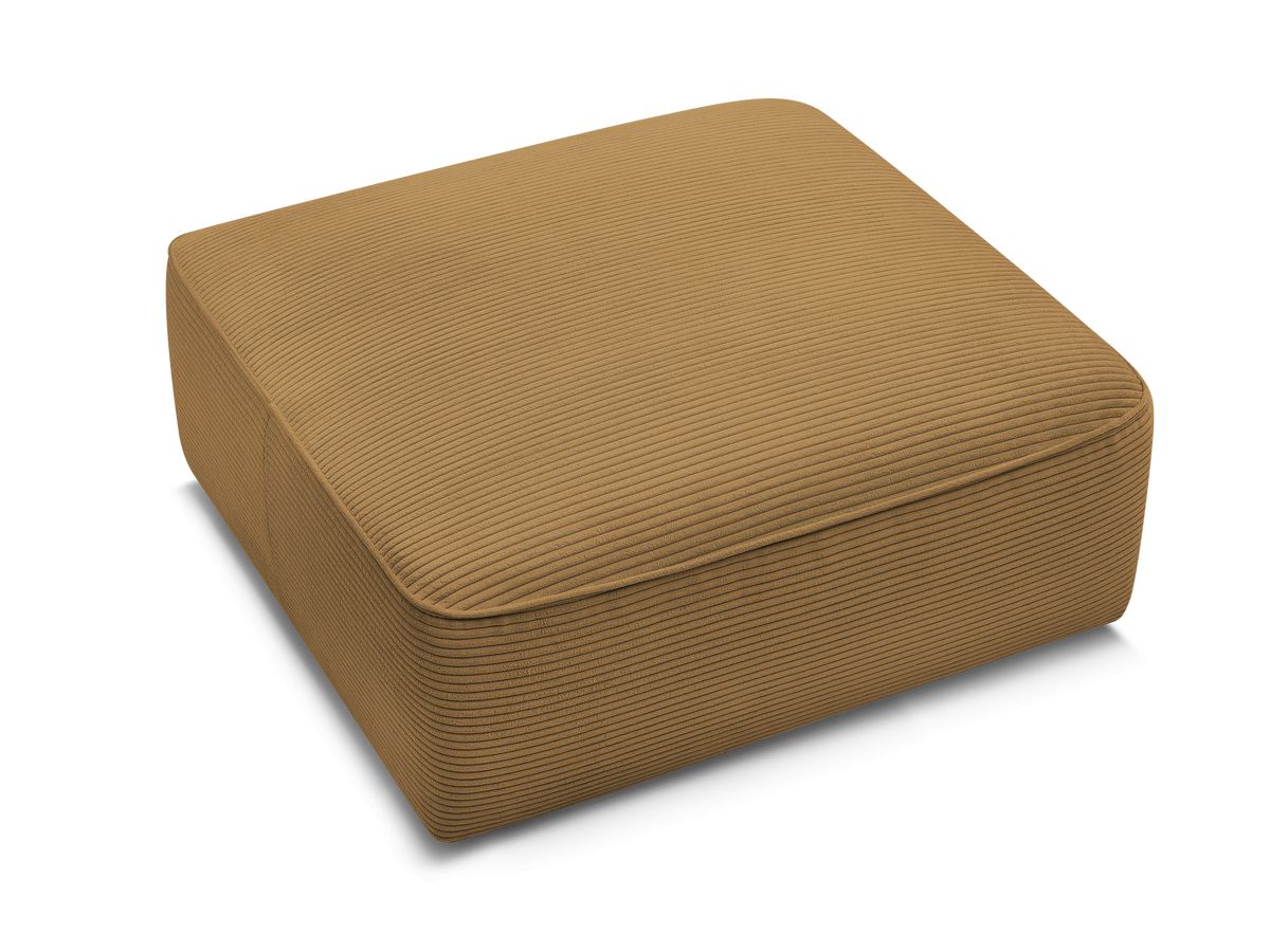Bobochic Leopold Pouf Cordsamt Gelb