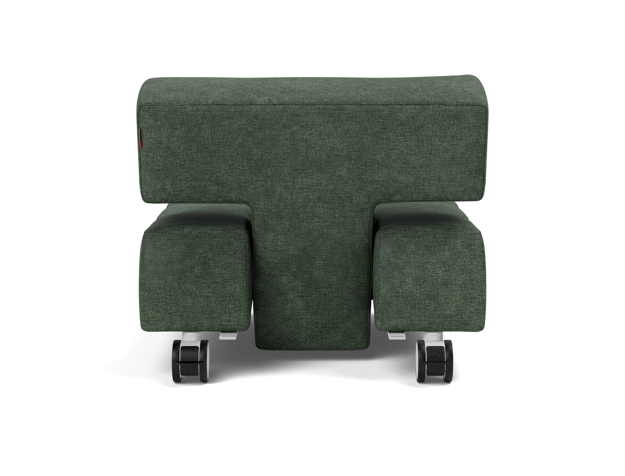 Sessel Long Horn D.E.L. Flachgewebe Avella 281-Pine-Green