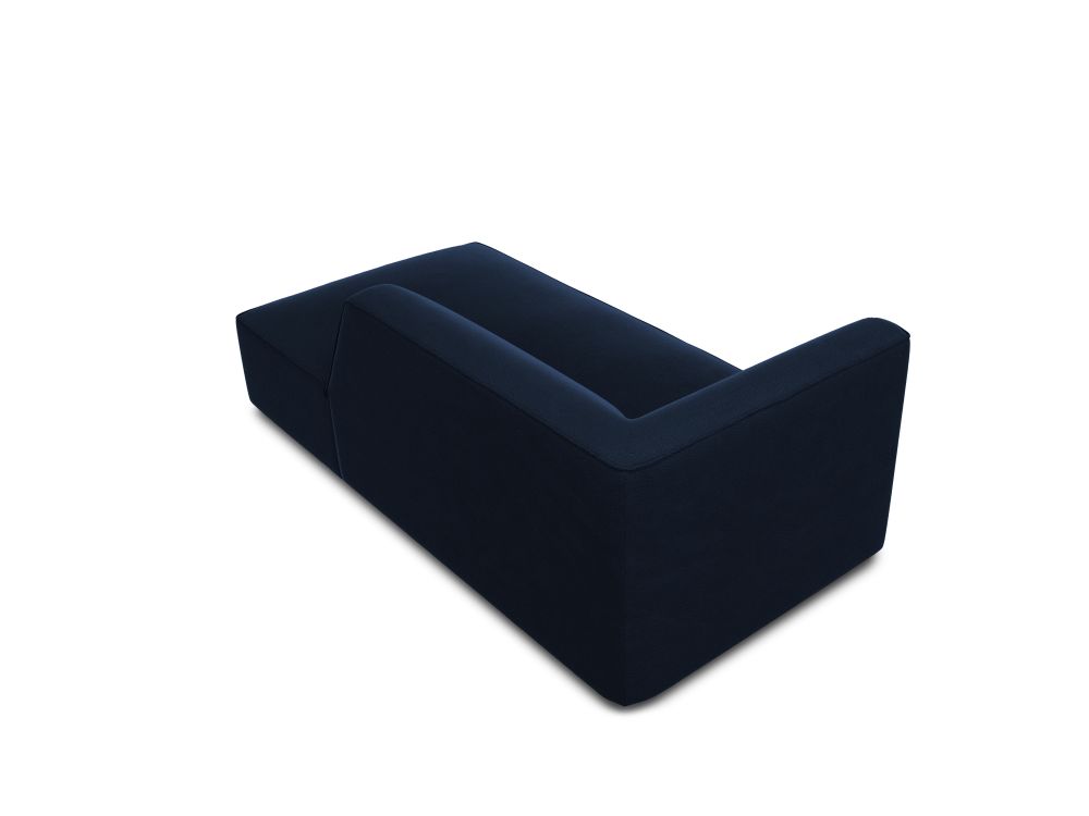 Cosmopolitan Design Chaiselongue Siena Samt Salvador Königsblau Rechts
