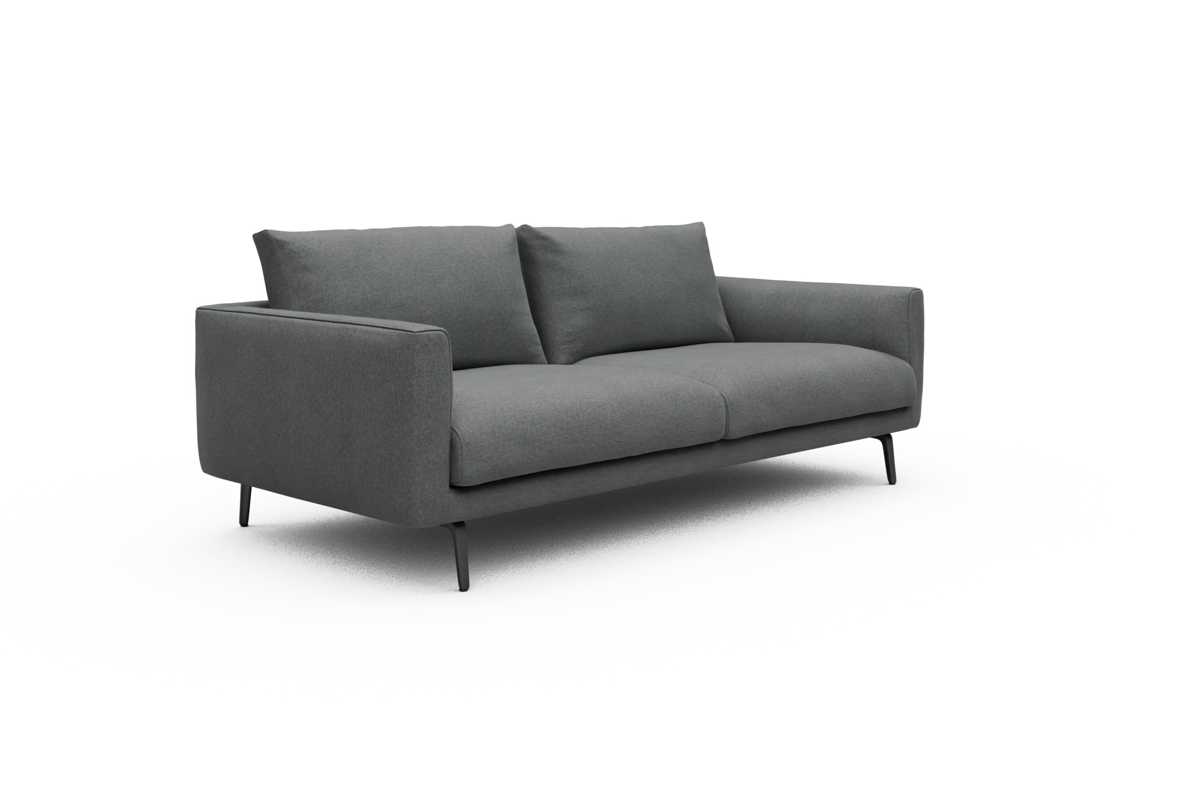 Sofa Karl 3-Sitzer Satya-Steel
