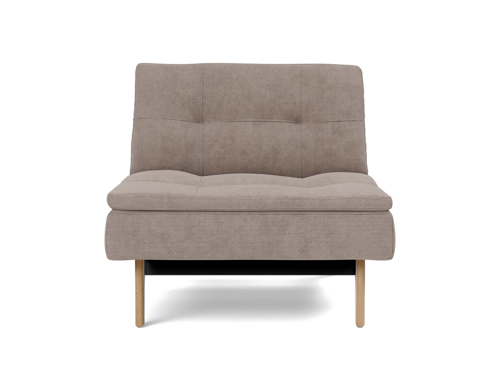 Sessel Dublexo Kord Cordufine 318-Beige Beine Eiche
